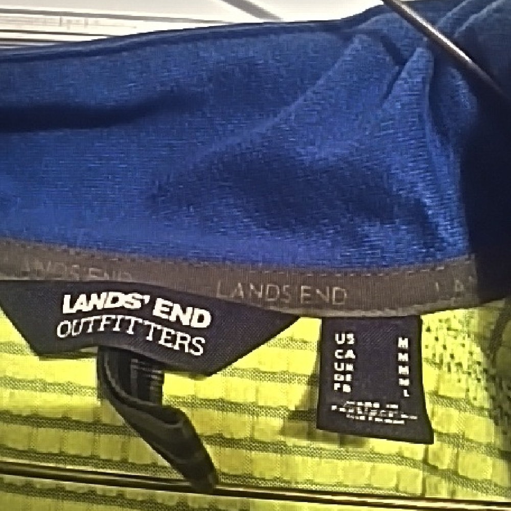 Lands' End Blue Performance Jacket - Picture 3 of 4
